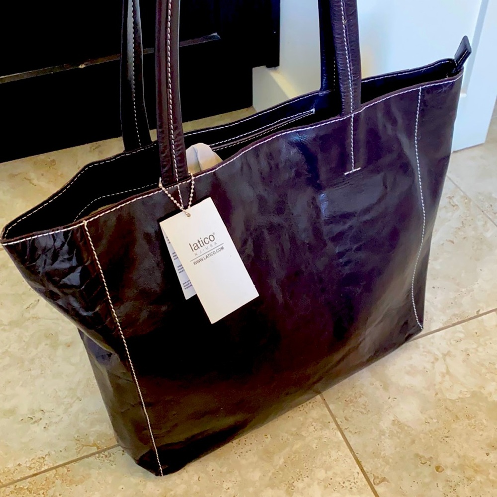 Brown Leather Handbag